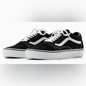 🤍Vans Canvas Old Skool Black & White Shoes
